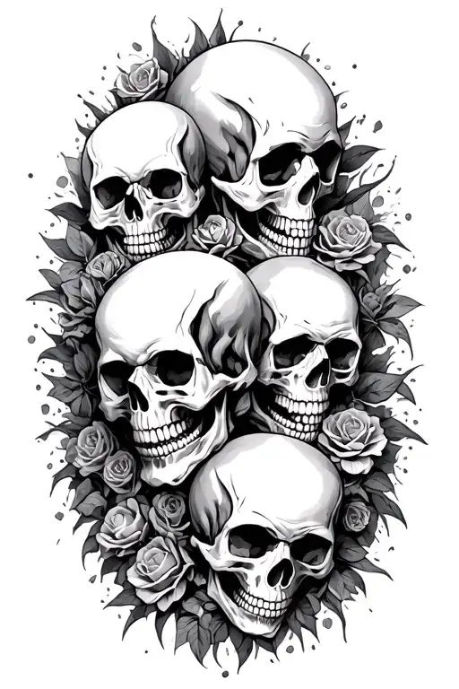 Skulls Surrounded Ground