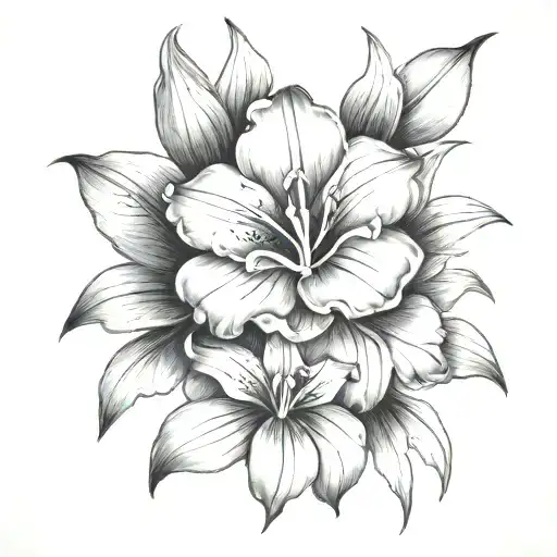 Violet Rose Iris Lily Daisy Sweet William Flower Blooming