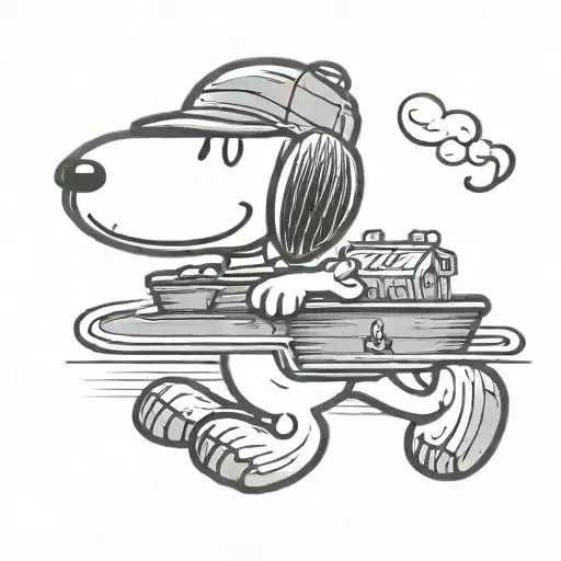 Snoopy With A Hat