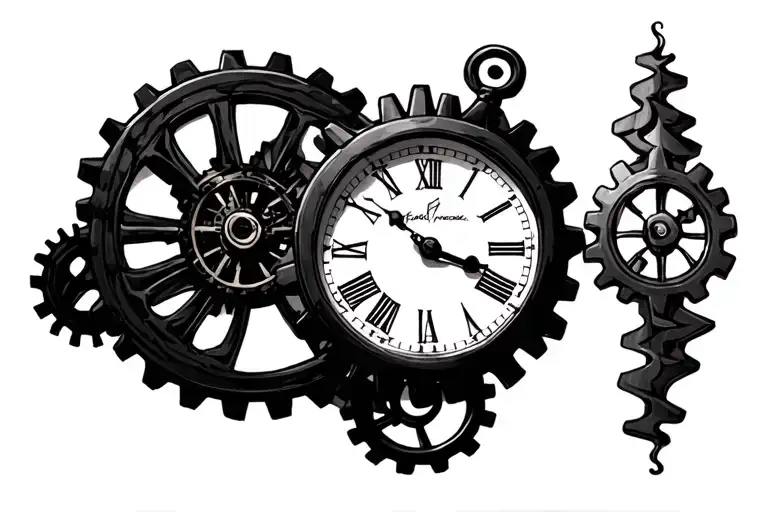 Clock And Gears