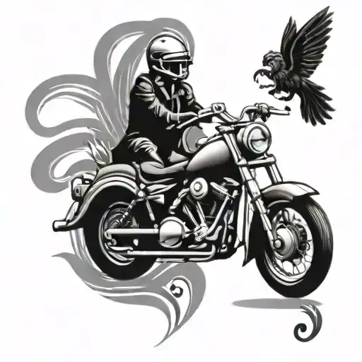 Cars Motorbikes Music Note Intertwined