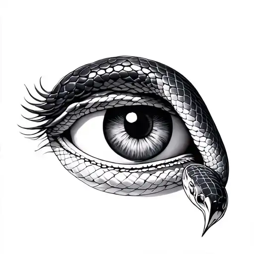 Eye And Snake