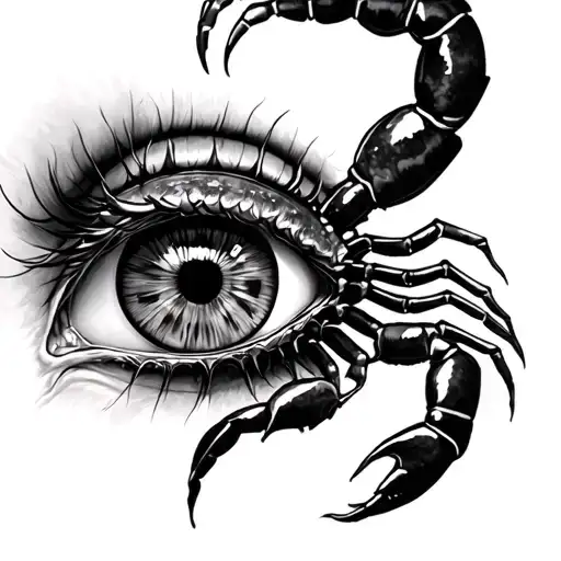 Eye And Scorpion