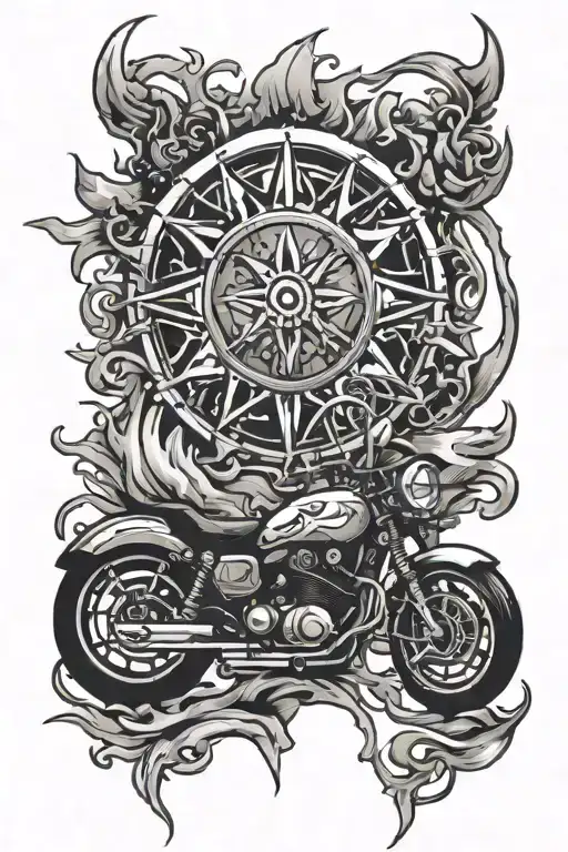 Sun With Hk G3 And Motorcycle Wheel