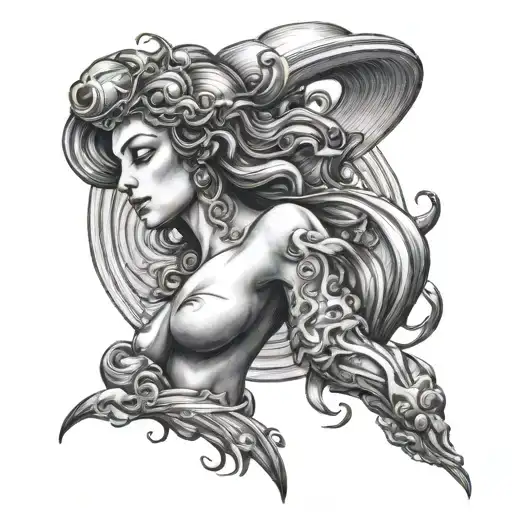 Aquarius With Saturn