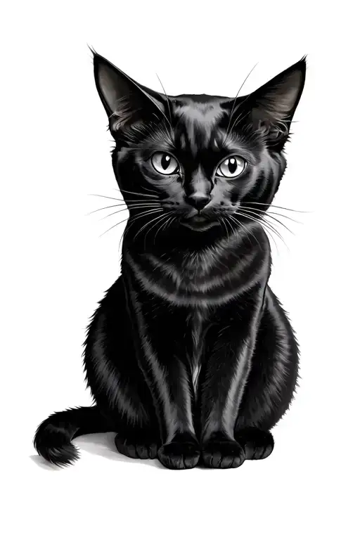 Black Cat With 2 Heads