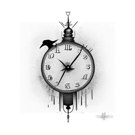 Crow And Clock