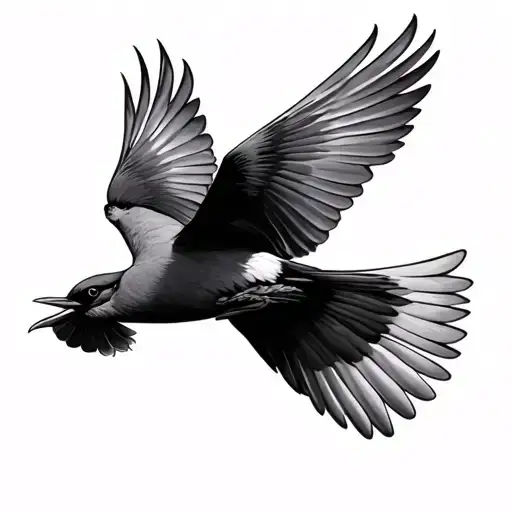 2 Bird Flying Together