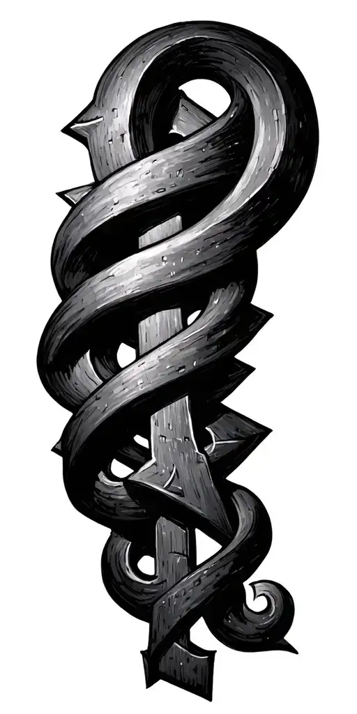 Jewish City Holocaust Survivor Symbol Intertwined