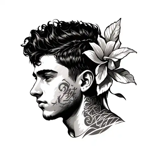 My Sons Date Of Birth On Neck Im Male