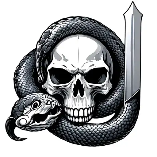 Skull Snake Sword