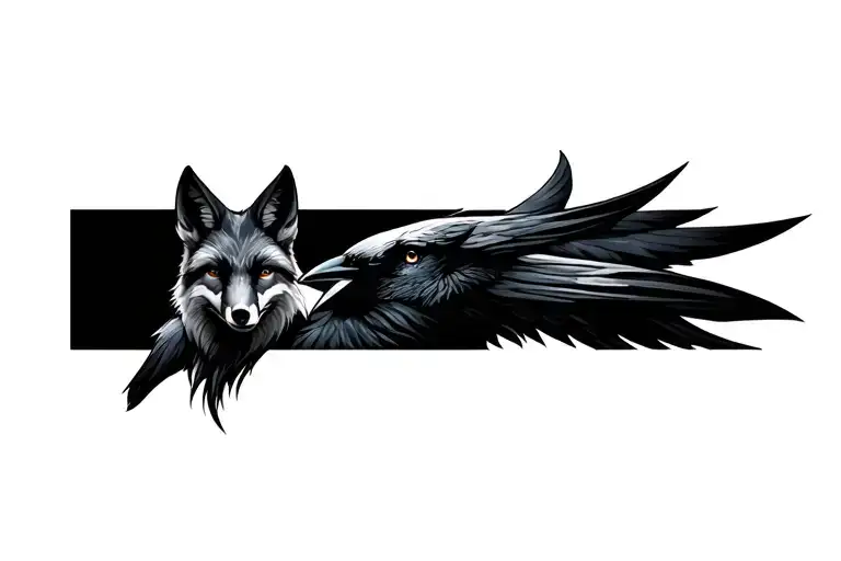 Fox And Raven