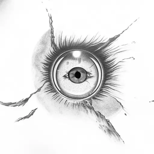 The Moon Inside The Eye Instead Of The Pupil