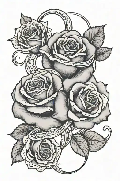 Rose Infinity Symbol