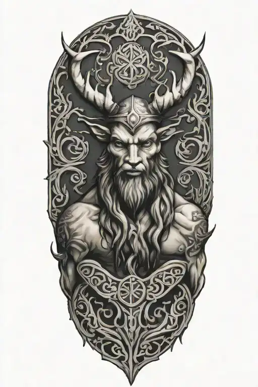 Muscular Stag Sexy Viking