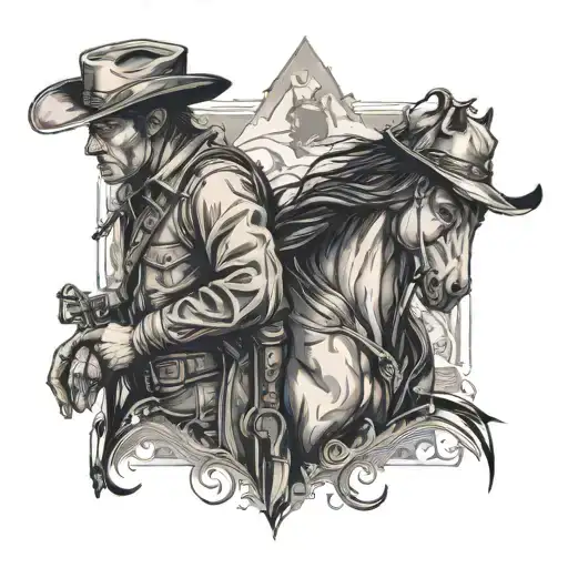 Simple Western Cowboy