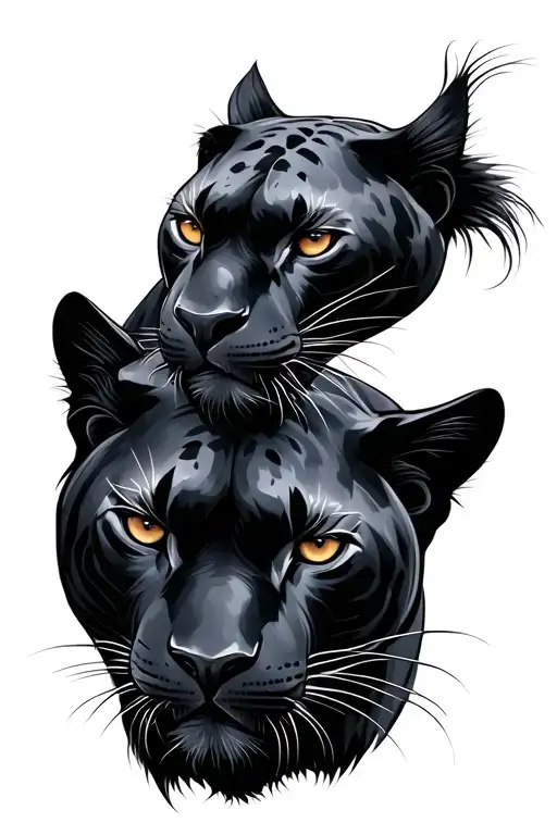 Two Headed Black Panther