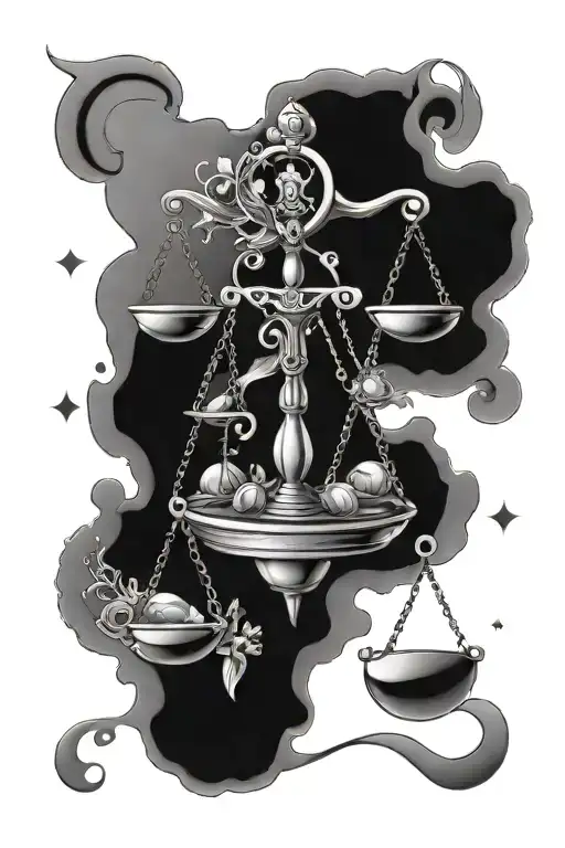 Libra And Cancer Zodiac Symbol