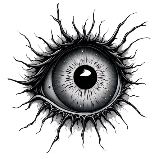Crazy Eyeball With Veins