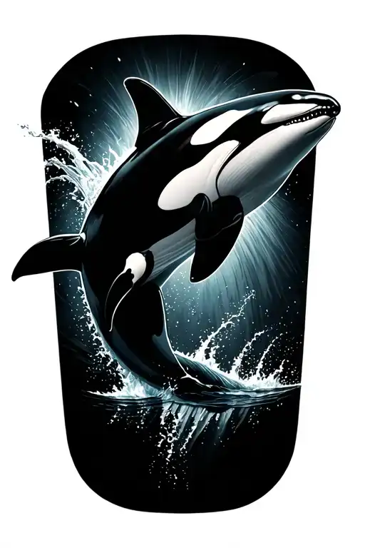 Orca Jumping