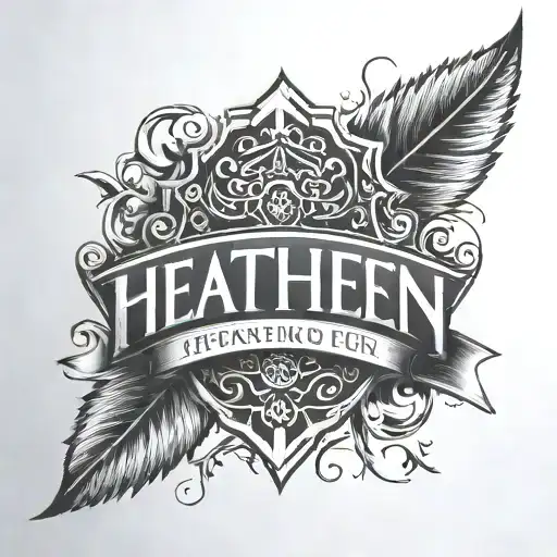 Lettering Heathen Qcross Shoulder