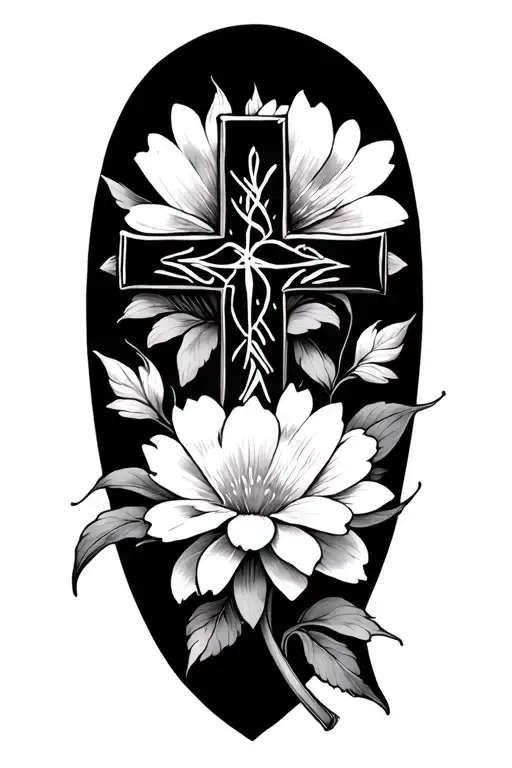 Cross Surround Flowers