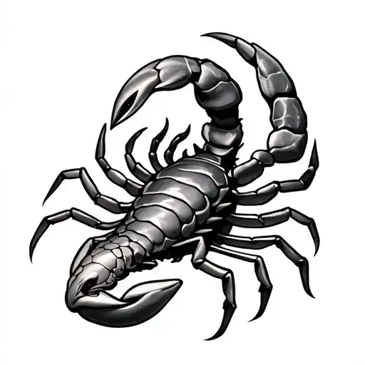 Taurus With Scorpion Zodiac Sign Intertwined