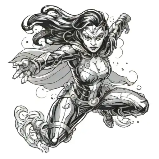 Wanda Maximoff From Marvel As Arcane Character