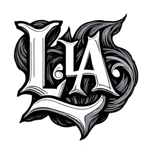 Nordic Letters L A V A