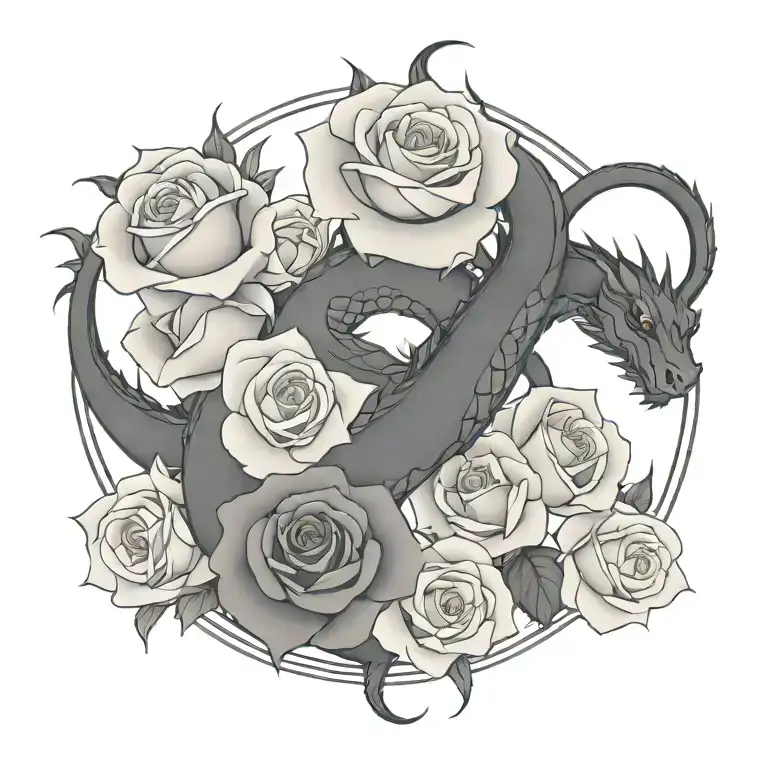 Roses And Dragon