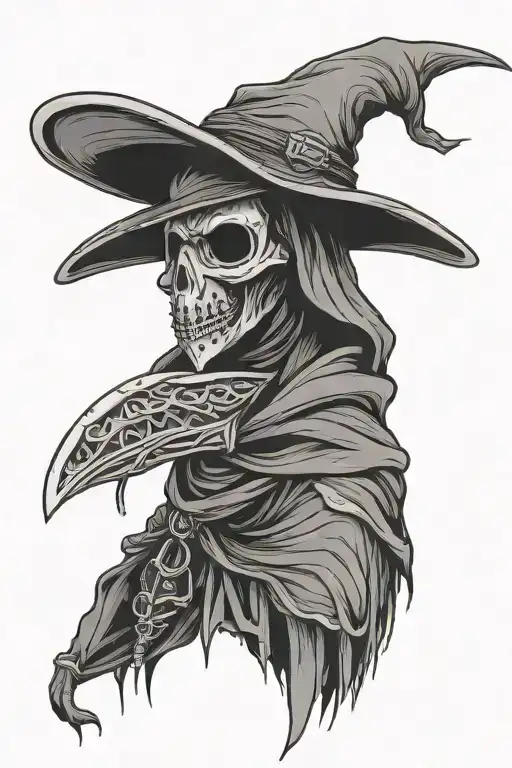 Grim Reaper Plague Doctor Mask