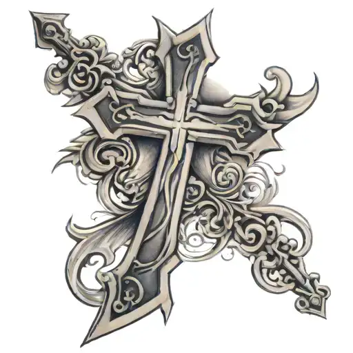 Cross With The Names Of My Children