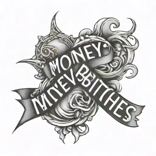 Money Over Bitches Letters