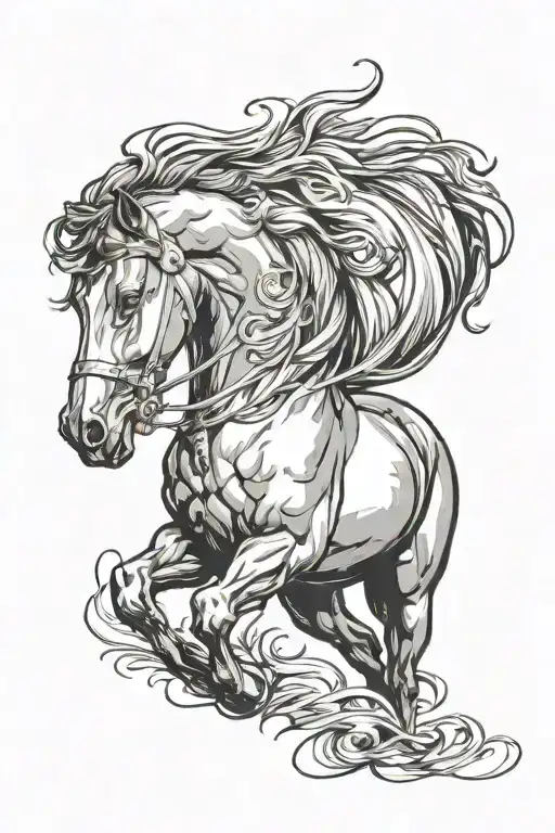 Renaissance Painting Horse