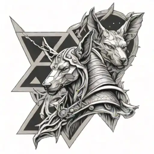 Triangle Space Singularity Anubis Hell Fire