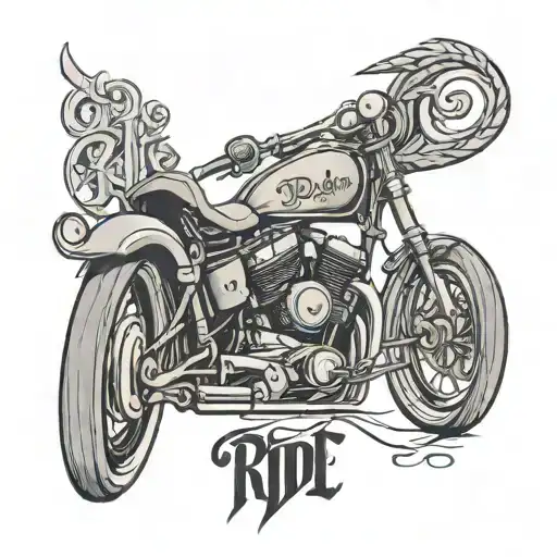 Lettering Ride Or Die