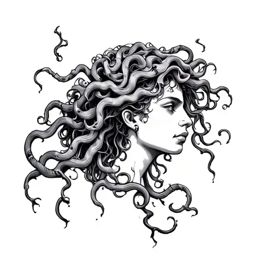 Medusa Tattoo Design