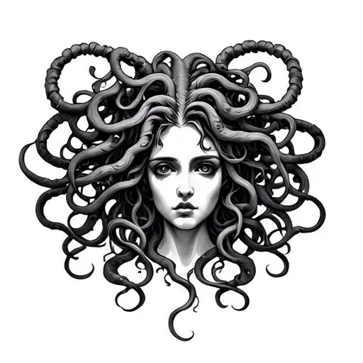 Medusa Tattoo Design
