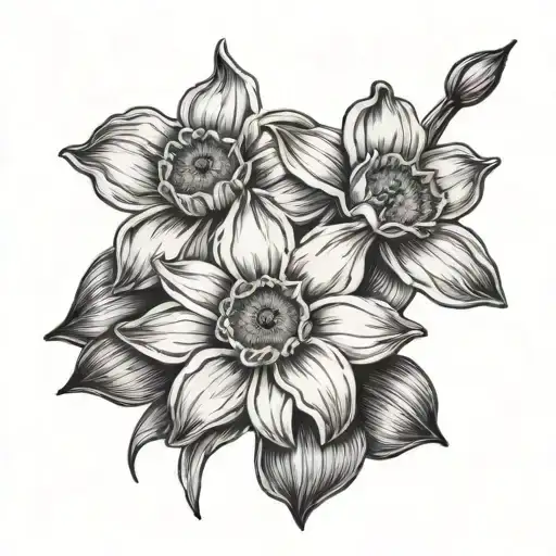 Daisy And Daffodil Flowers