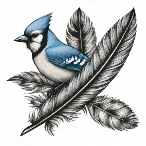 Blue Jay Feather