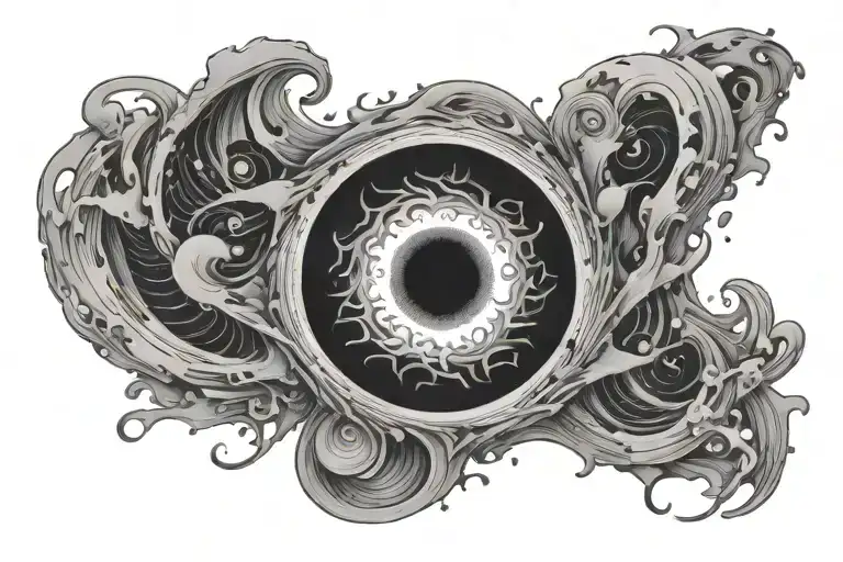 Black Hole Surrounded