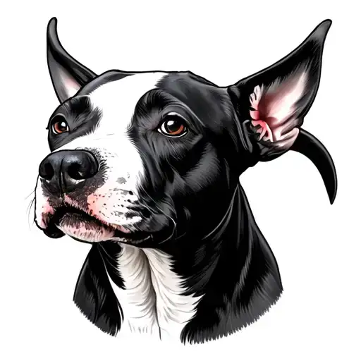 Boudicca With English Bull Terrier