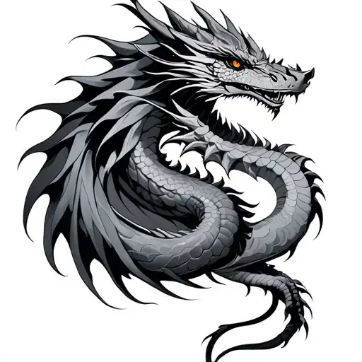 Fine Line Dragon