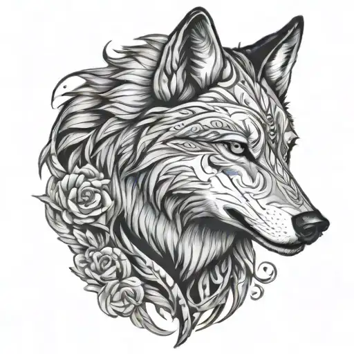 Wolf Tattoo For Shoulder