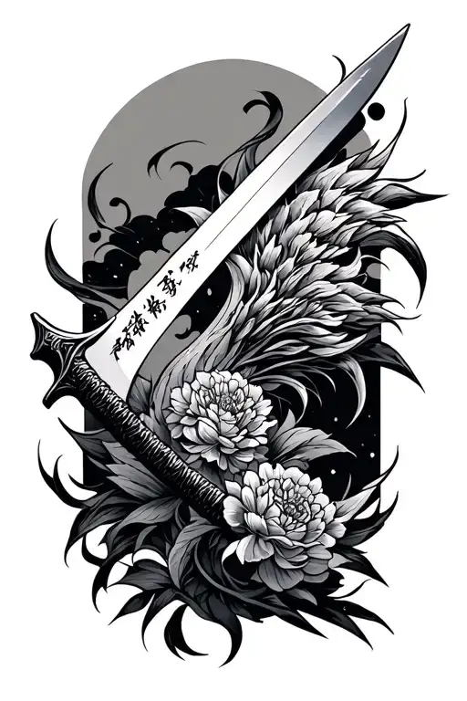 Angle Of The Blade Japanese
