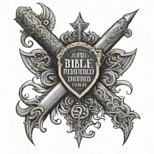 Bible Quote Leg Sleeve