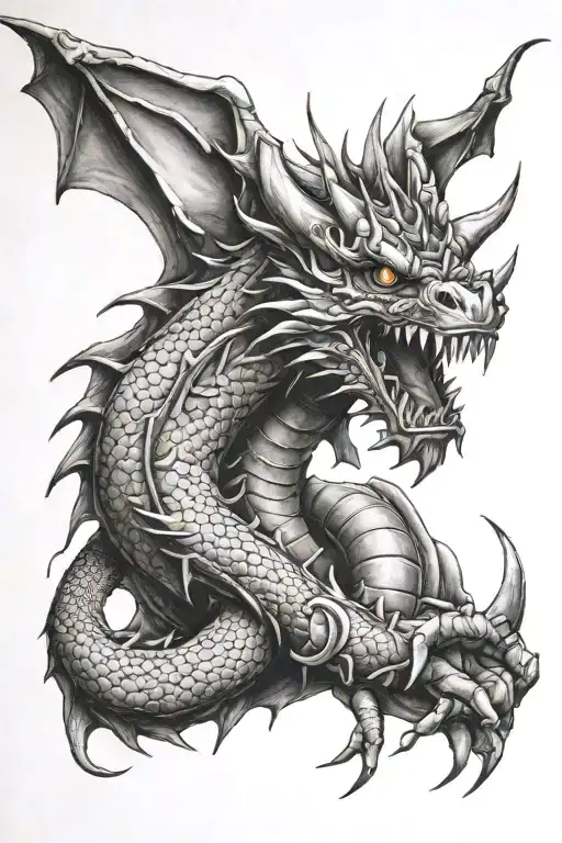 Dragon With Gun