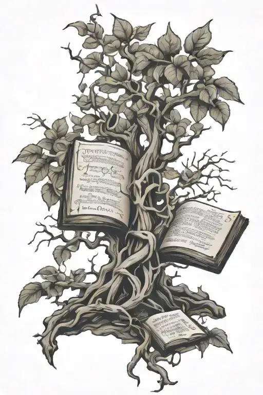 Poison Tree With Bible Verse Intertwined