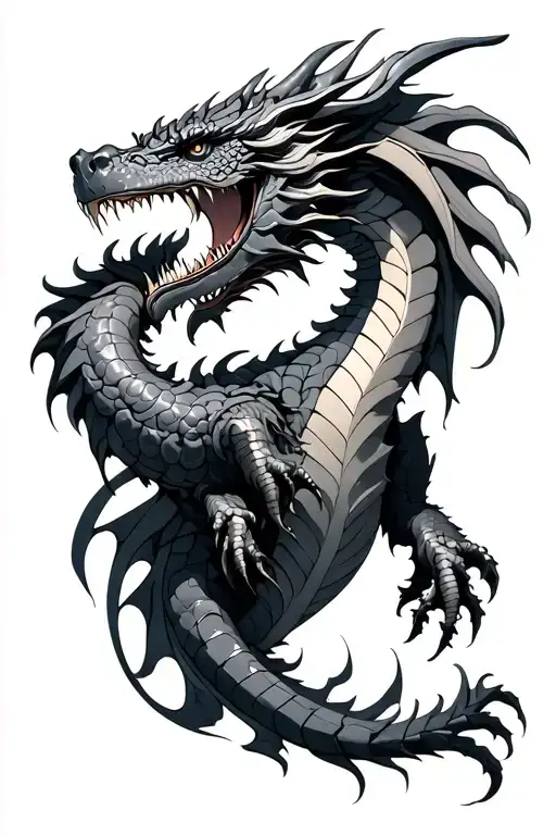 Mechanical Dragon Wrapped