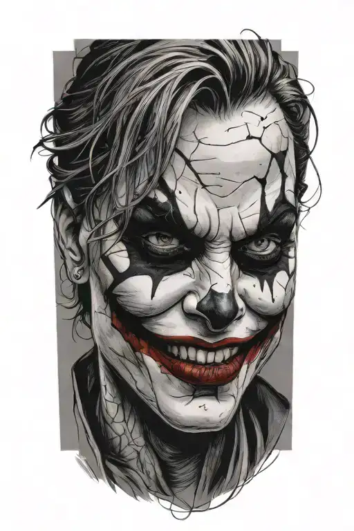 Woman Joker Face